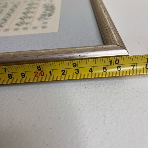 Vintage 1990s Framed Friendship Cross Stitch Thornebrook Gallery 9 X 10.5 Inches - Picture 9 of 12